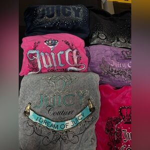 Juicy Couture & BEBE Embellished Sweatshirt BUNDLE